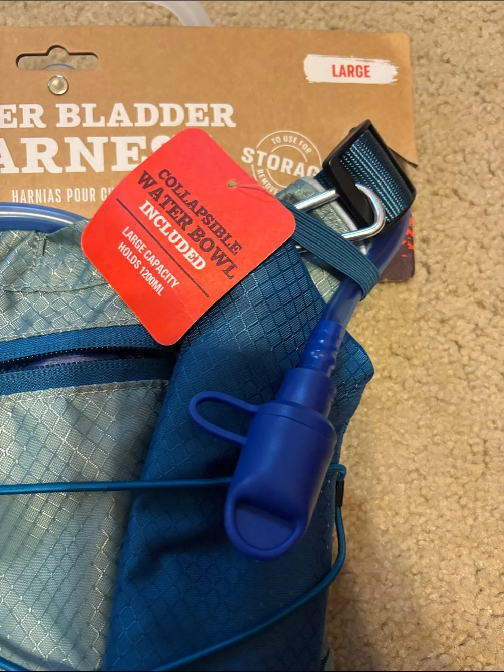 Arcadia Trail Water Bladder Harness Size XXL NWT